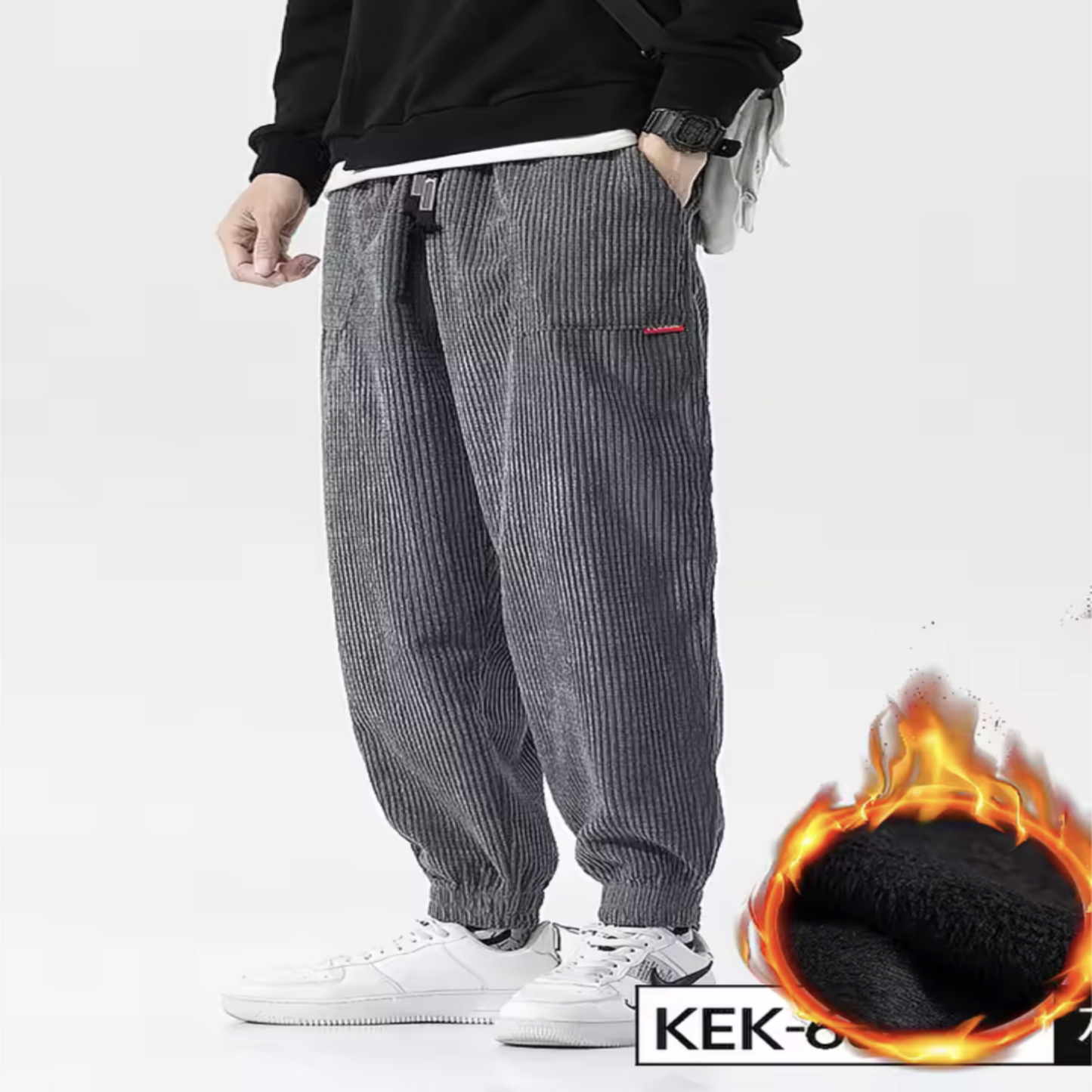 Men’s Baggy Corduroy Jogger Pants