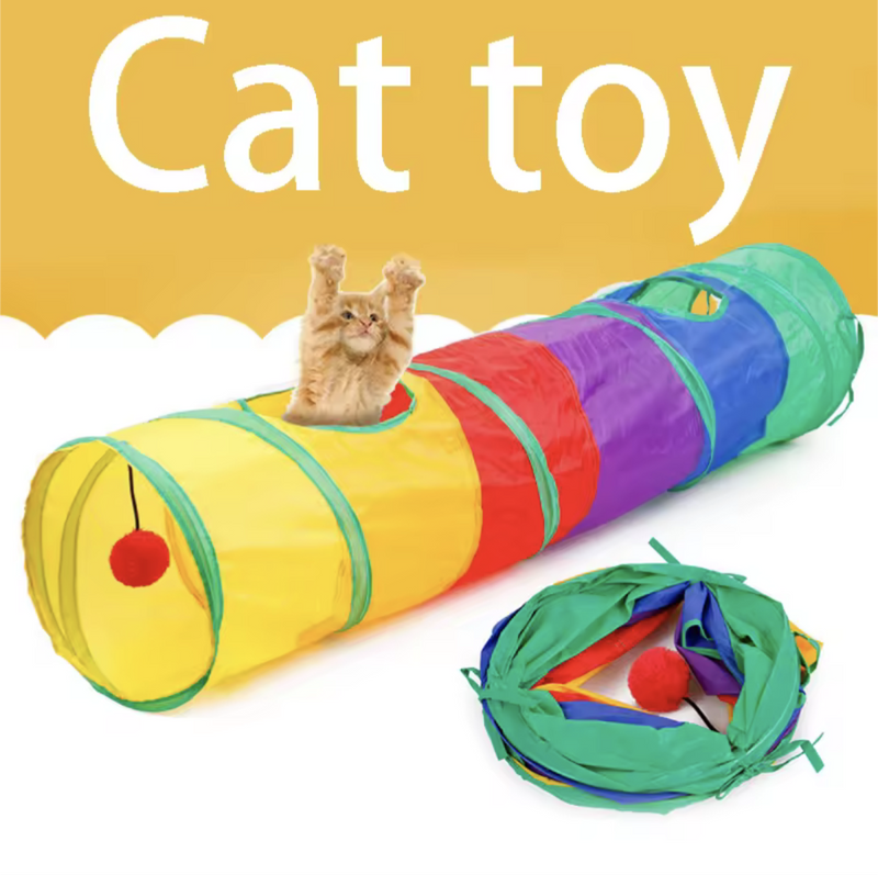 Collapsible Cat Tunnel Toy