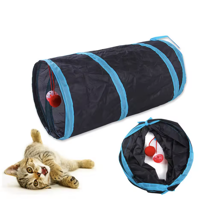 Foldable Cat Tunnel Toy