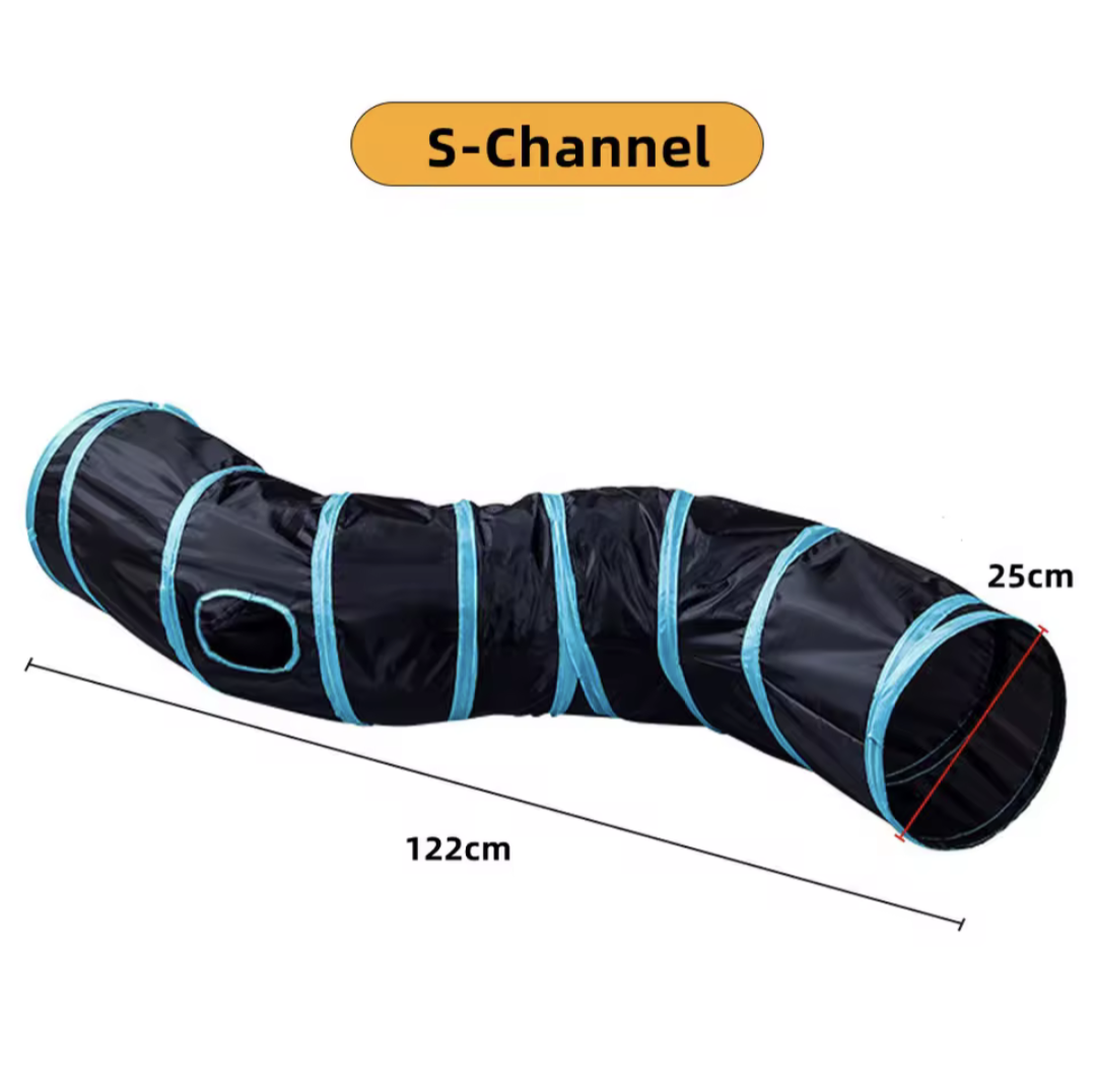 Foldable Cat Tunnel Toy
