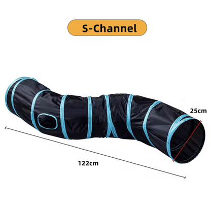 Foldable Cat Tunnel Toy