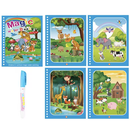 Magic Water Drawing Book with Pen