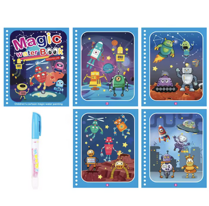Magic Water Drawing Book with Pen