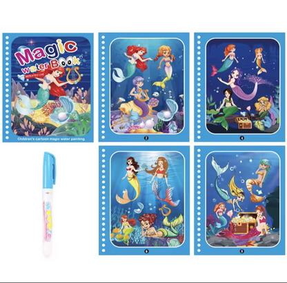 Magic Water Drawing Book with Pen