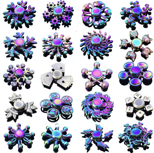 Rainbow Metal Fidget Spinner