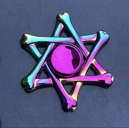 Rainbow Metal Fidget Spinner