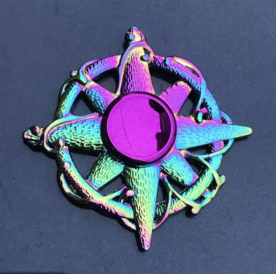Rainbow Metal Fidget Spinner