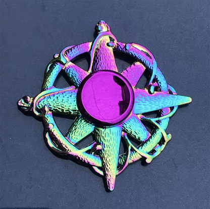 Rainbow Metal Fidget Spinner