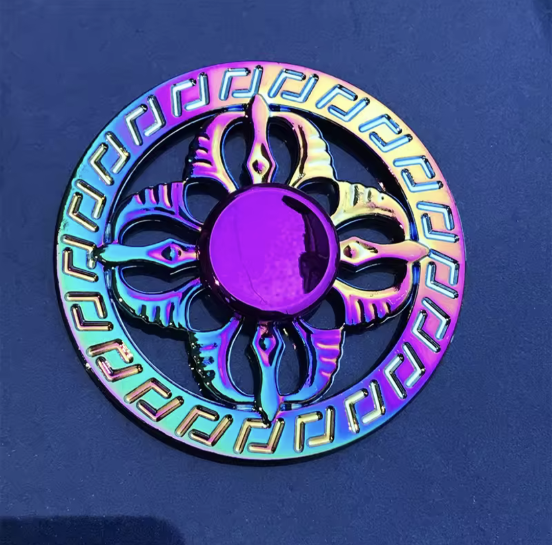 Rainbow Metal Fidget Spinner