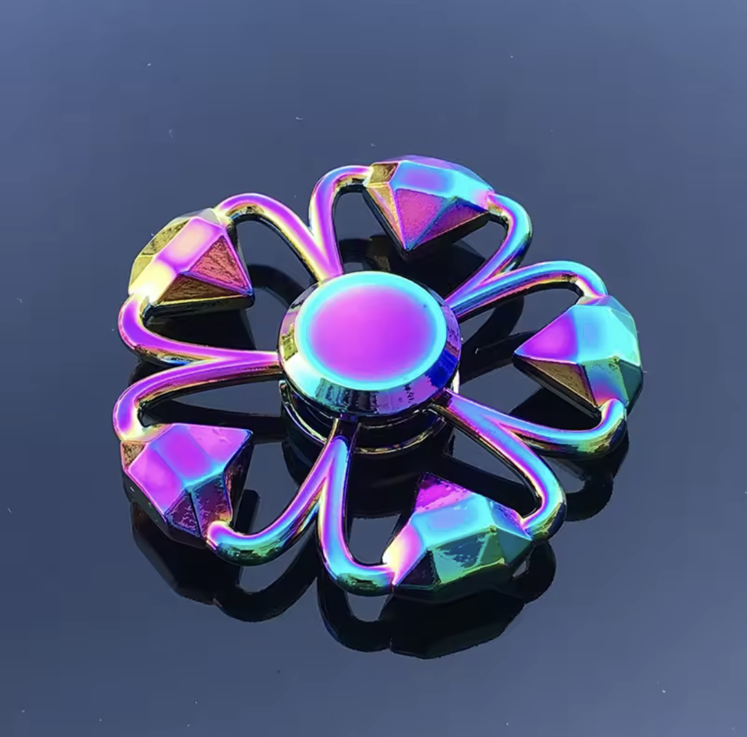 Rainbow Metal Fidget Spinner