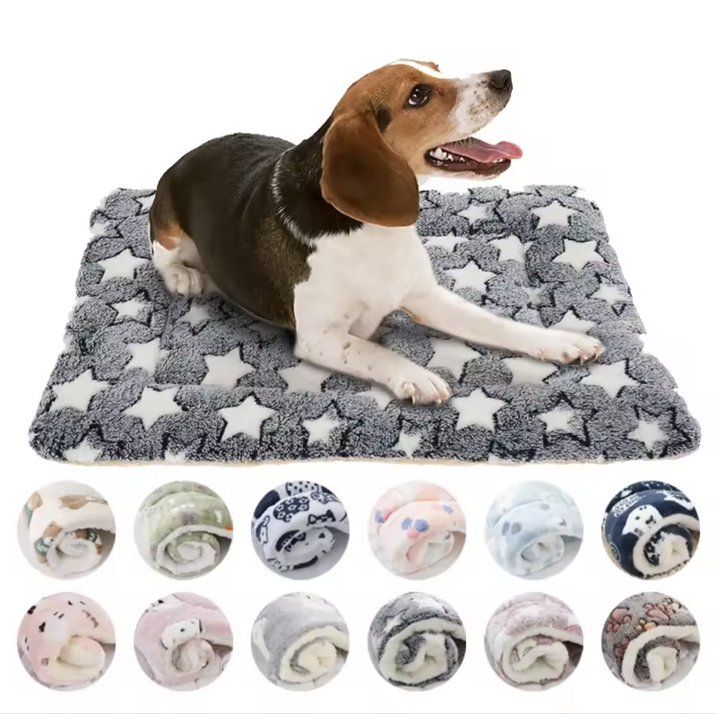 Flannel Pet Sleeping Mat & Bed