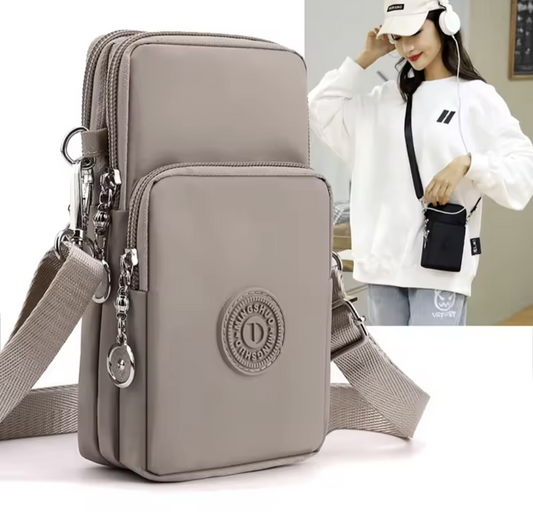 Women’s Nylon Mobile Phone Crossbody Bag