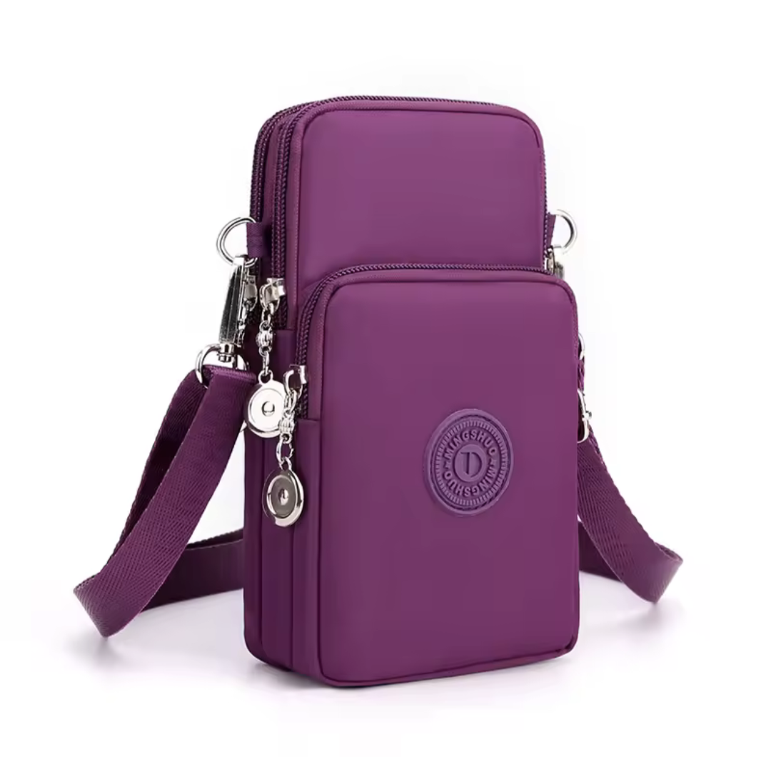 Women’s Nylon Mobile Phone Crossbody Bag