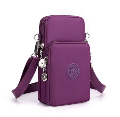 Women’s Nylon Mobile Phone Crossbody Bag
