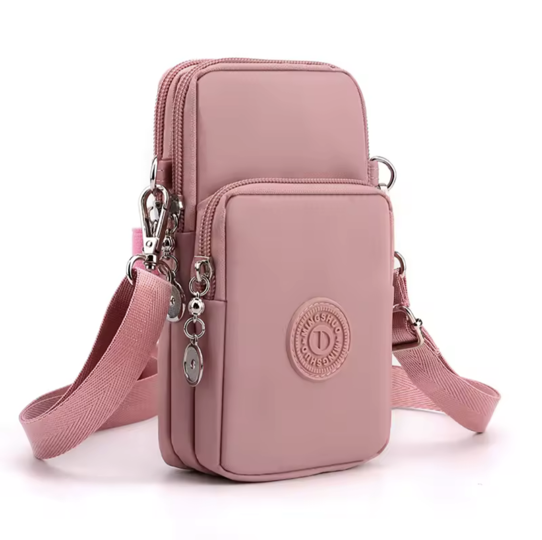 Women’s Nylon Mobile Phone Crossbody Bag