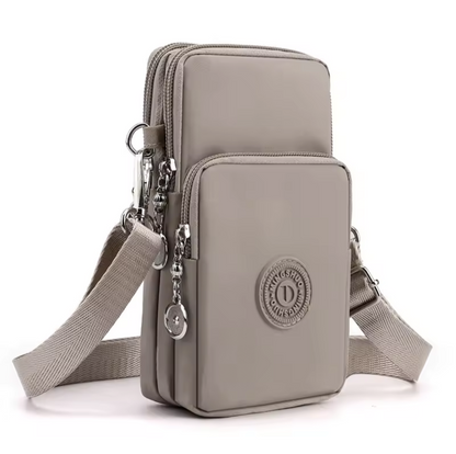 Women’s Nylon Mobile Phone Crossbody Bag