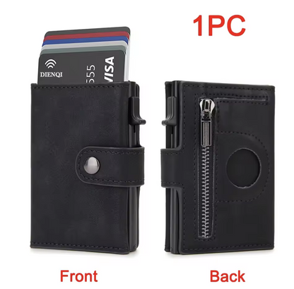 RFID Carbon Fiber Wallet for AirTag