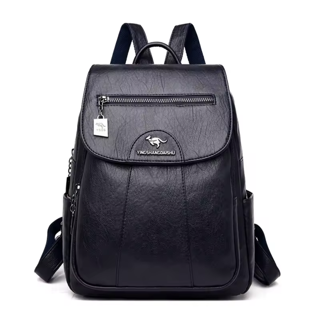 Vintage Soft Leather Backpack for Women
