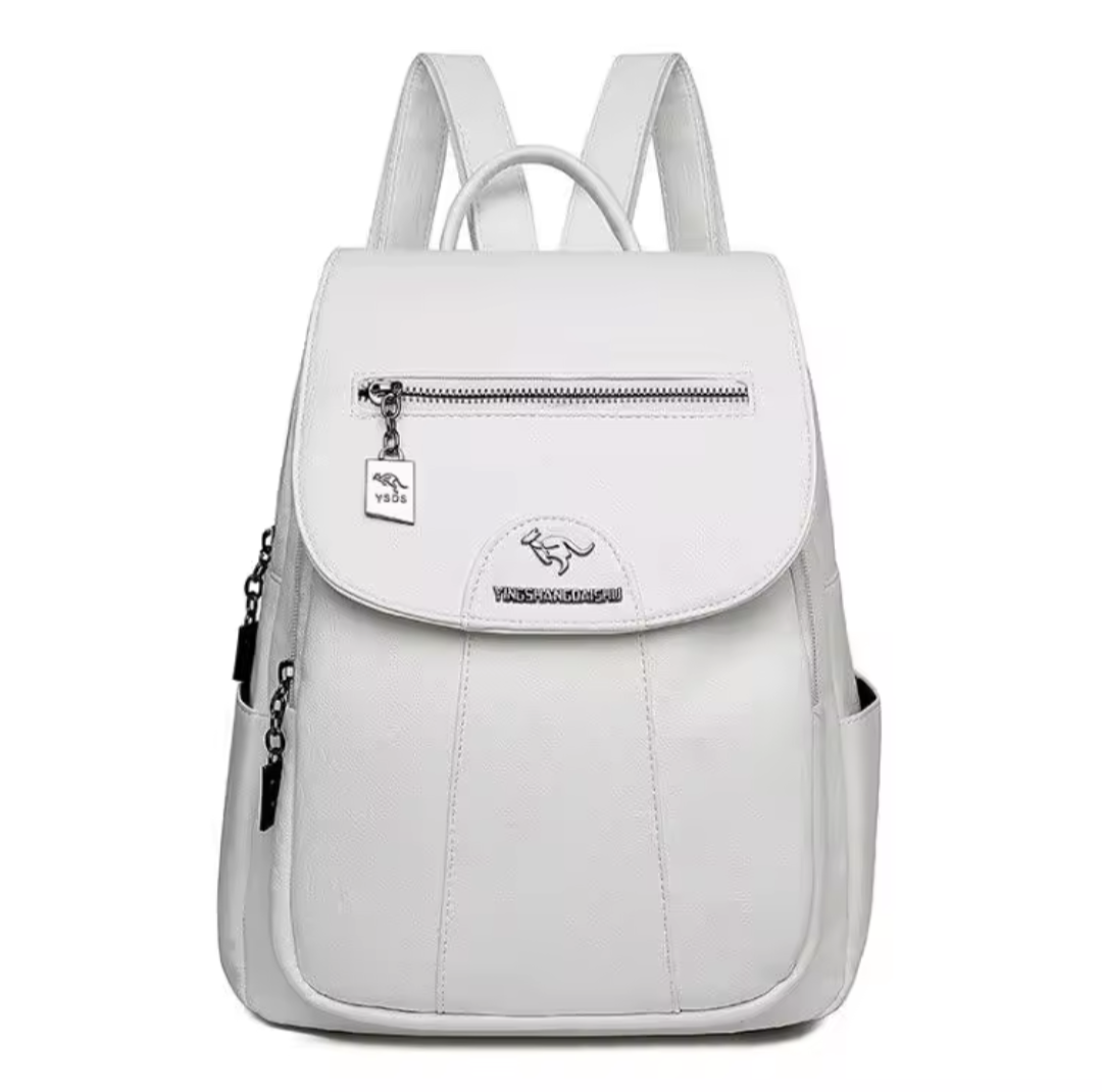 Vintage Soft Leather Backpack for Women