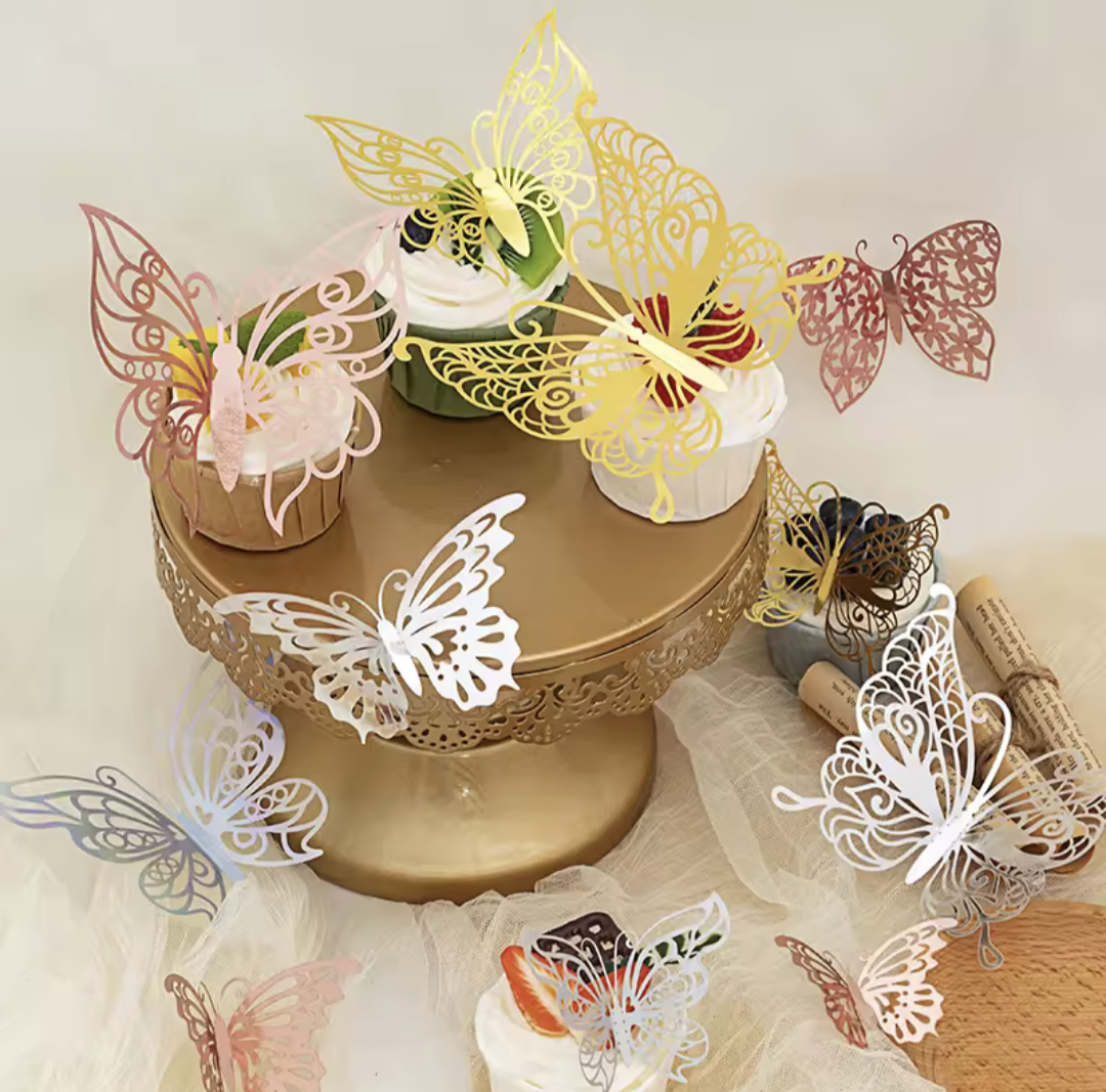3D Hollow Butterfly Wall Stickers