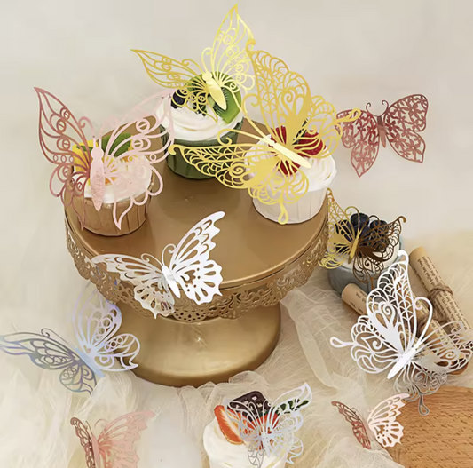 3D Hollow Butterfly Wall Stickers