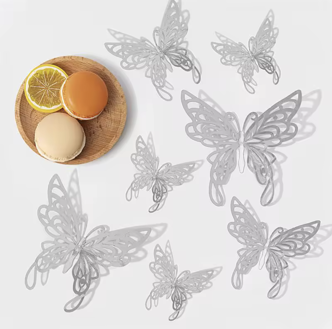 3D Hollow Butterfly Wall Stickers