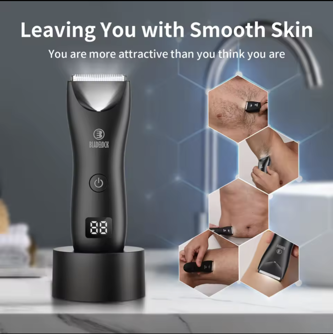Professional Groin & Body Hair Trimmer for Men