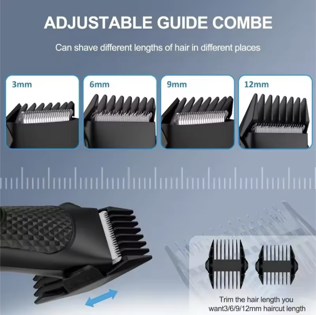 Electric Body & Groin Hair Trimmer for Men