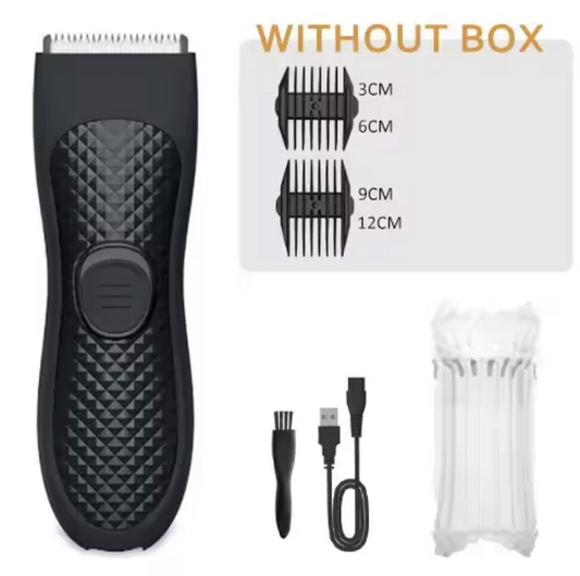 Electric Body & Groin Hair Trimmer for Men