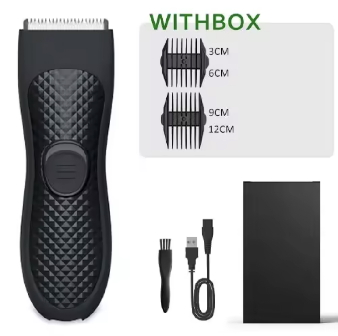 Electric Body & Groin Hair Trimmer for Men