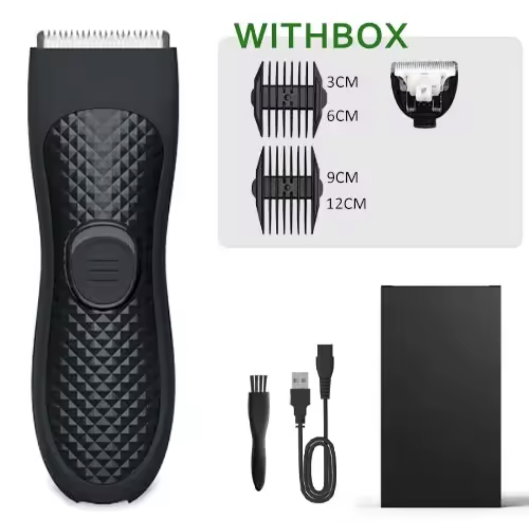 Electric Body & Groin Hair Trimmer for Men