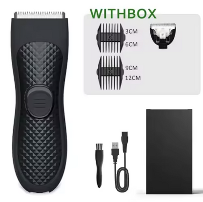 Electric Body & Groin Hair Trimmer for Men