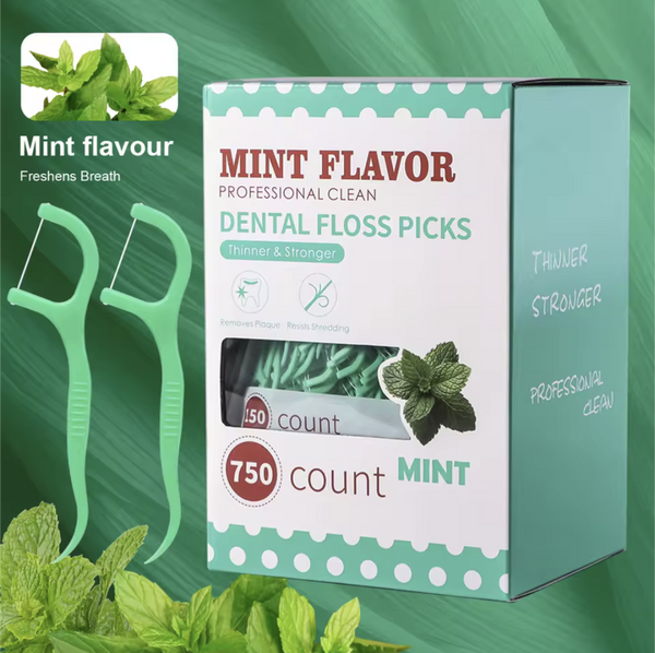 Mint Dental Floss Sticks