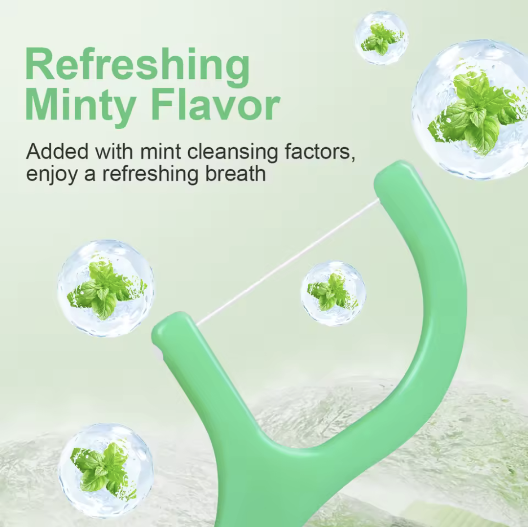 Mint Dental Floss Sticks