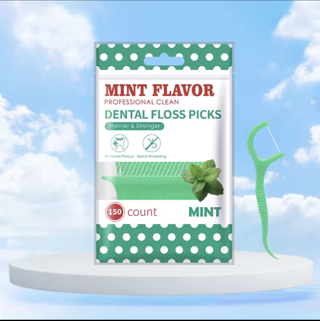 Mint Dental Floss Sticks