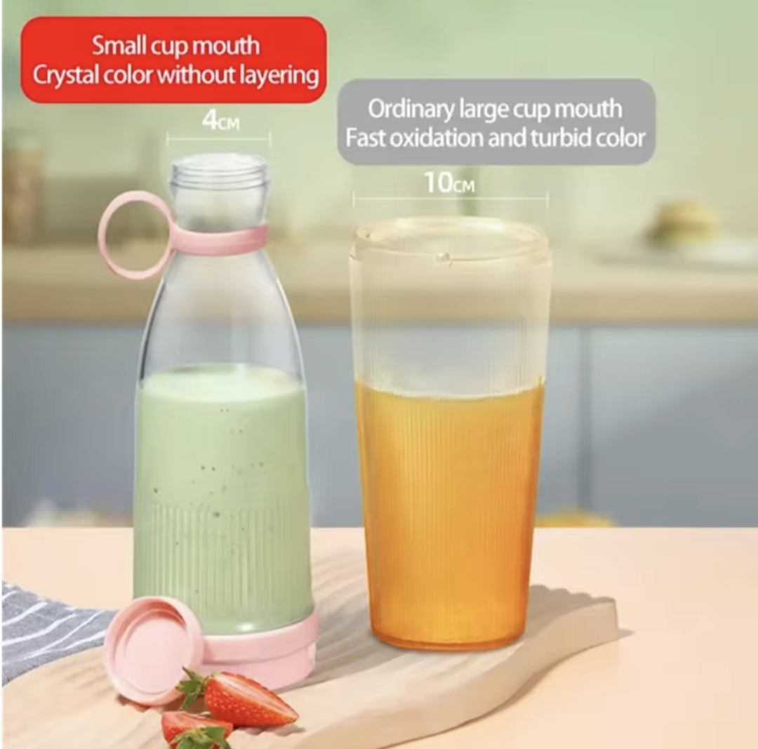 Portable Electric Juicer Cup – 6 Blades USB Blender