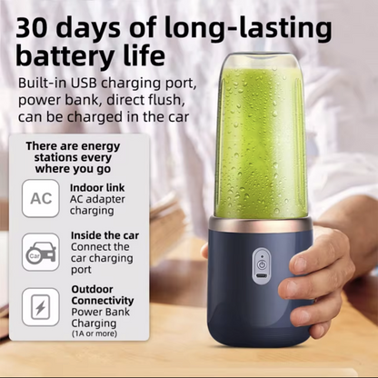 Portable Electric Juicer with USB Rechargeable