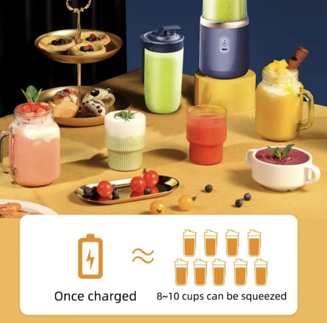 Portable Electric Juicer with USB Rechargeable