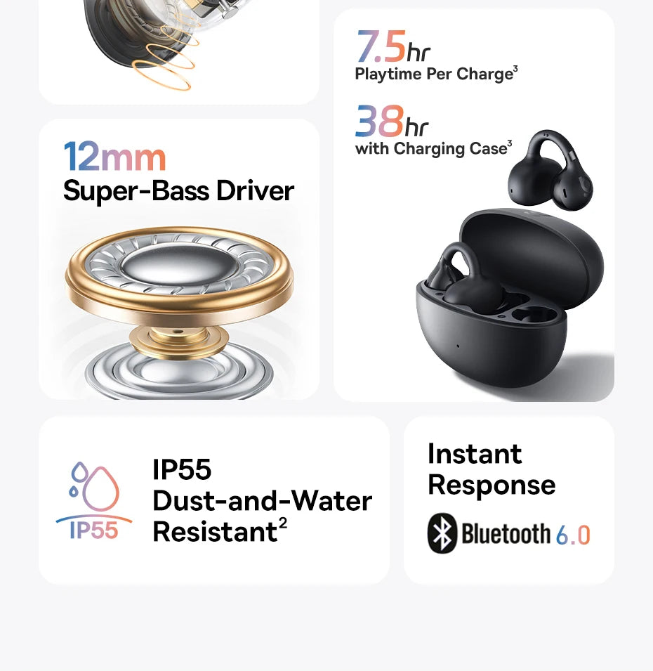 Ear Clip Earbuds