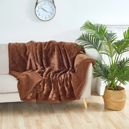 Luxury Shaggy Blanket Winter Warm Cosy
