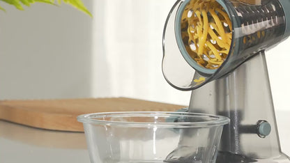 3-in-1 Rotary Cheese Grater & Vegetable Slicer