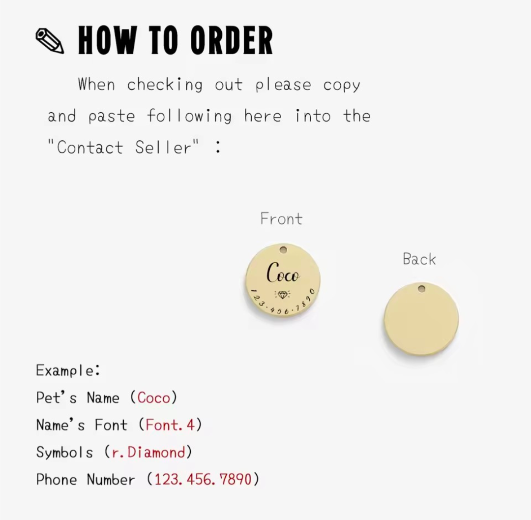 Custom Pet ID Tag