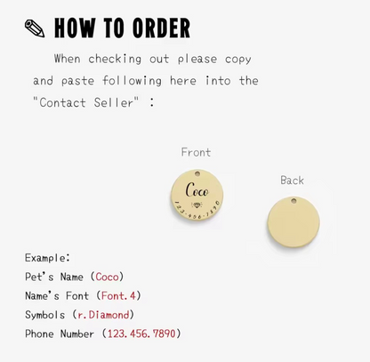 Custom Pet ID Tag