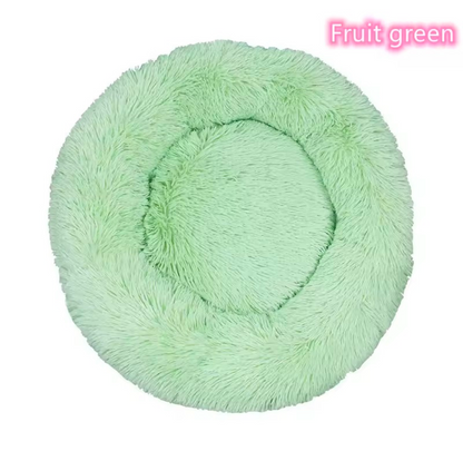 Soft Plush Donut Pet Bed