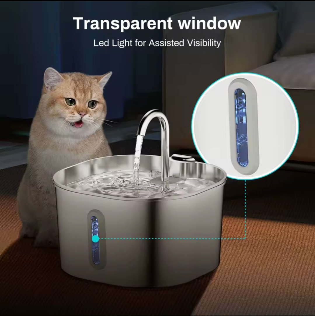 Automatic cat water fountain
