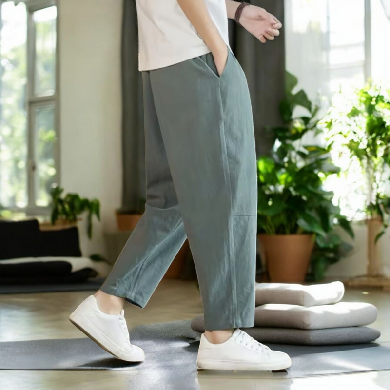 Men’s Cotton Linen Casual Pants