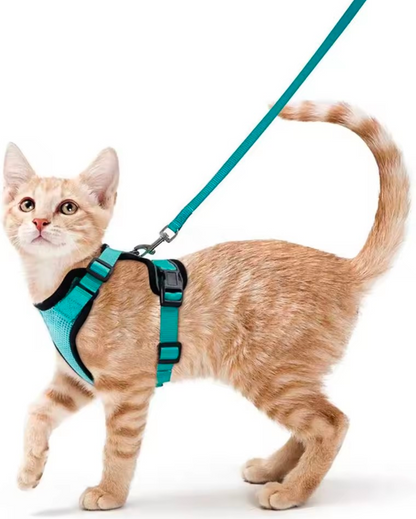 Escape Proof Cat Harness and Leash Set