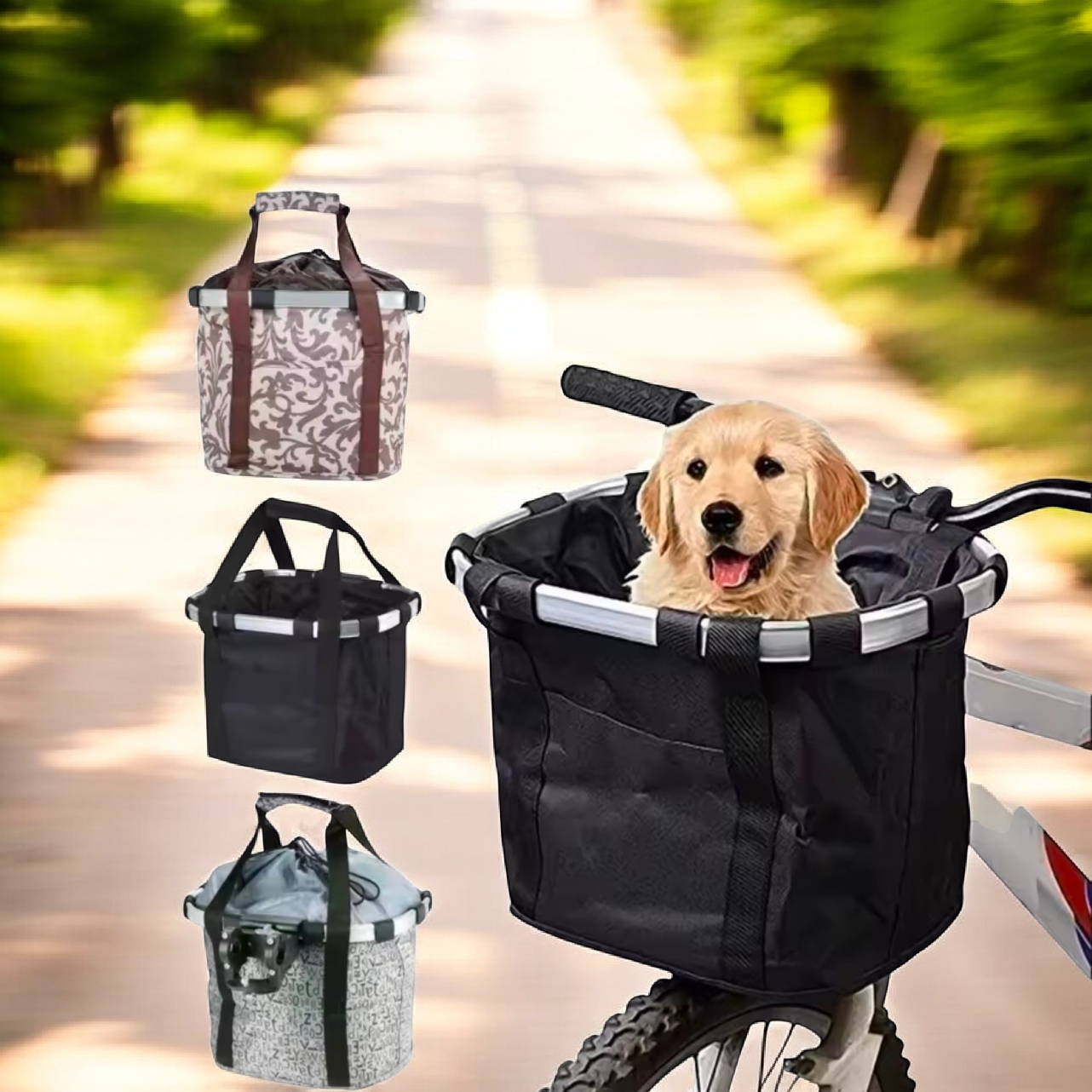 Bike Front Basket Pet Carrier