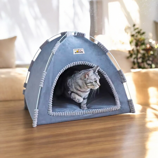 Foldable Cat House Pet Tent