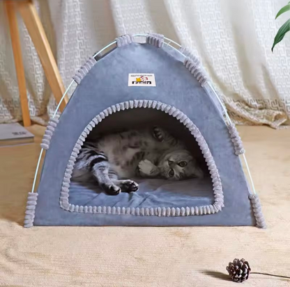 Foldable Cat House Pet Tent
